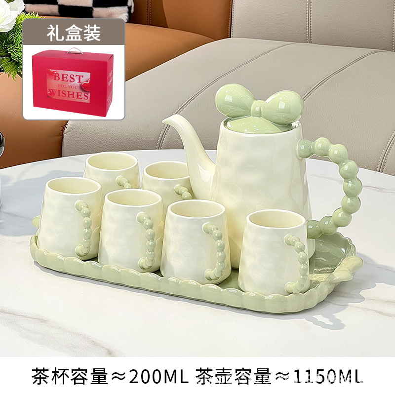 客厅茶几高档陶瓷杯架茶具喝水杯子家用待客水具套装乔迁新居送人|undefined