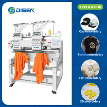 Commercial Multi Needle Embroidery Machine 500*800 Dual Head