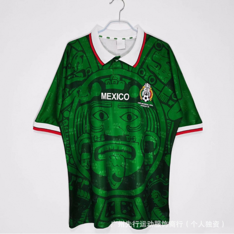 Colección de fútbol retro popular Argentina Alemania Inglaterra Brasil Copa Mundial de fútbol de manga corta