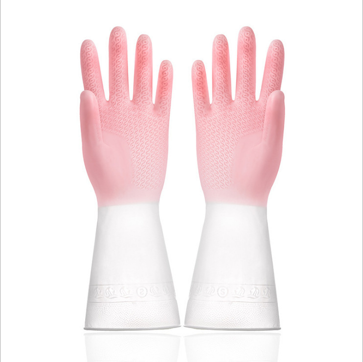 Guantes Largos con Manga Ajustable de Silicona Impermeable Térmico para Cocina image 19