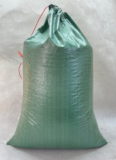 Bolsa tejida impermeable laminada con cordón, bolsa de embalaje para paquetes de mensajería reforzada, bolsa de almacenamiento para ropa y equipaje.