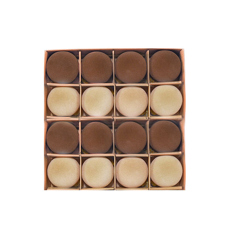 스타일 3)/16pcs 다크 브라운 카키