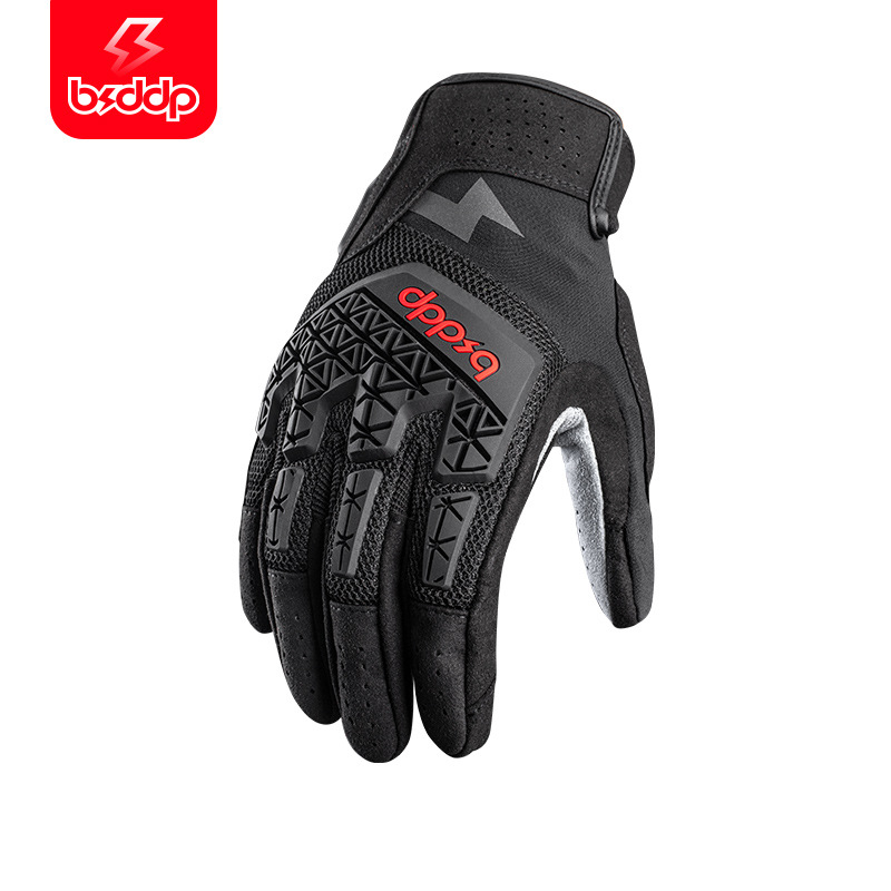BSDDP 오토바이 장갑 타고 가을 오토바이 장비 여름 통기성 남성과 여성 기사 복고풍 전체 손가락