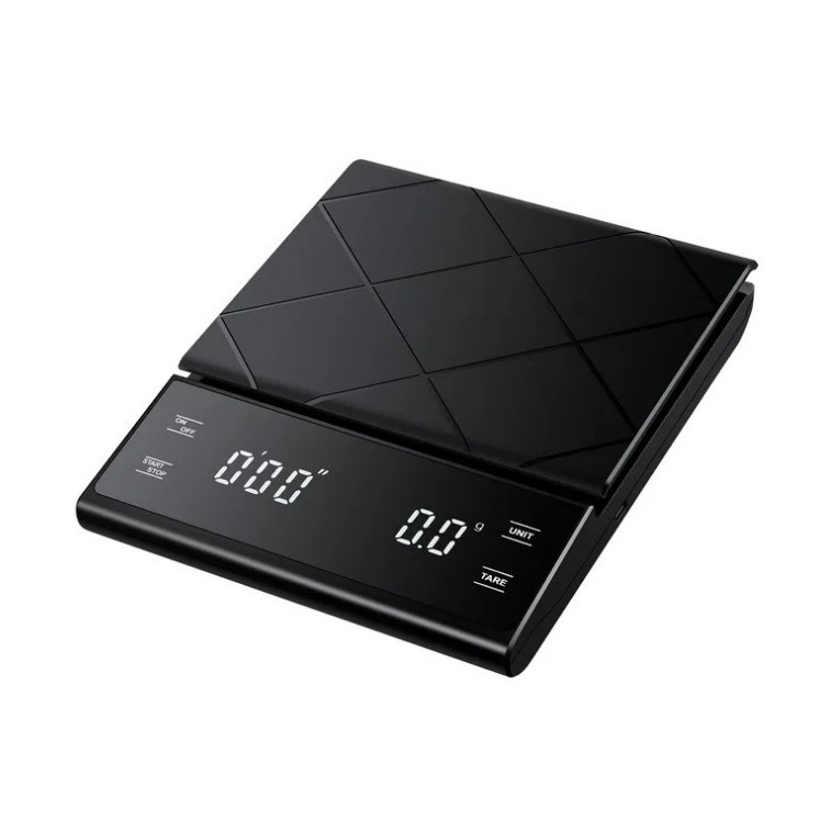 3kg 现货智能手冲咖啡电子秤0.1g家用计时意式称豆厨房秤营养称