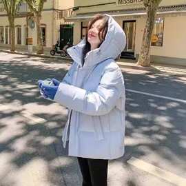 短款羽绒服女2026升级版谷纪小个子韩版加厚白鸭绒明摩学生外套