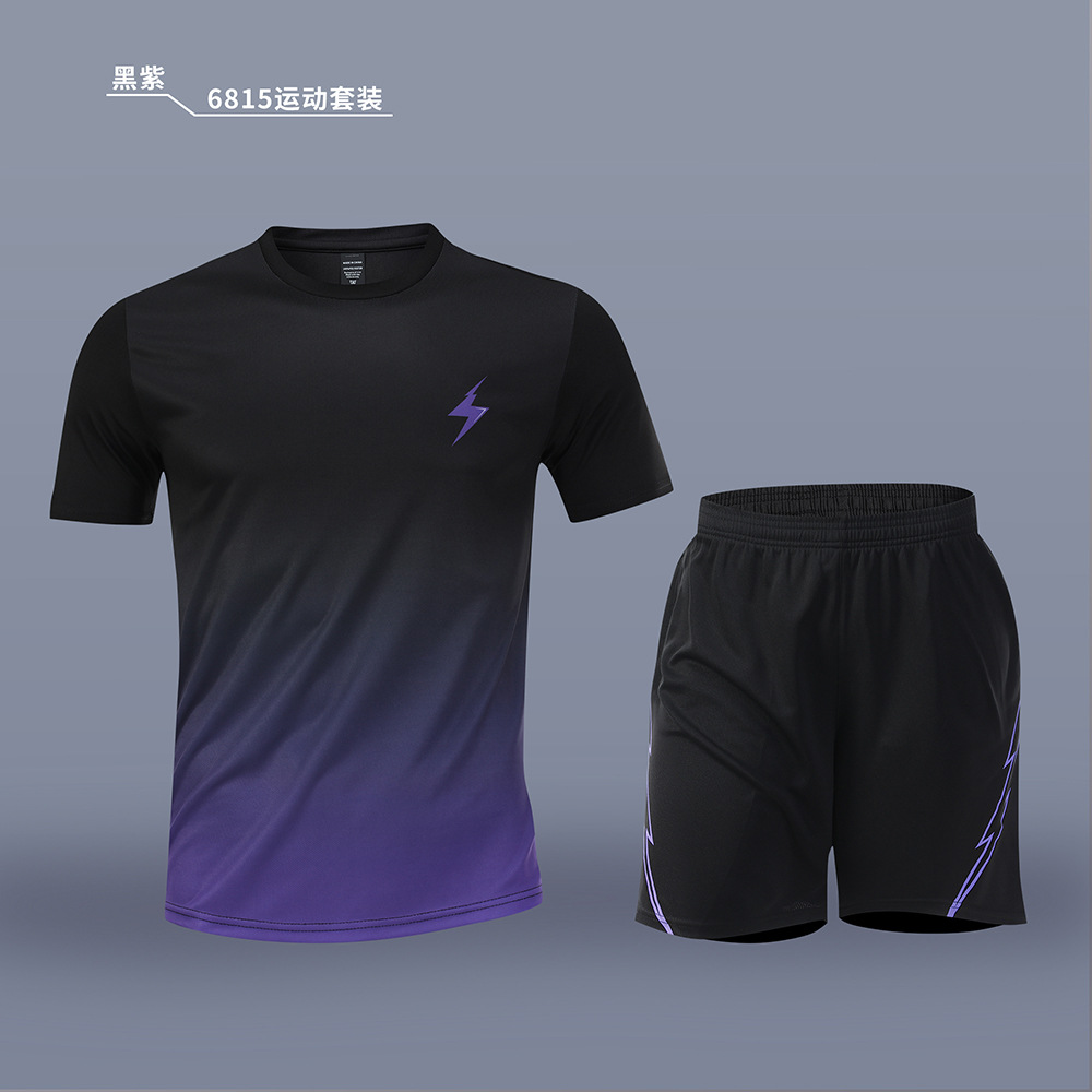 Kjw6815 - traje negro y morado