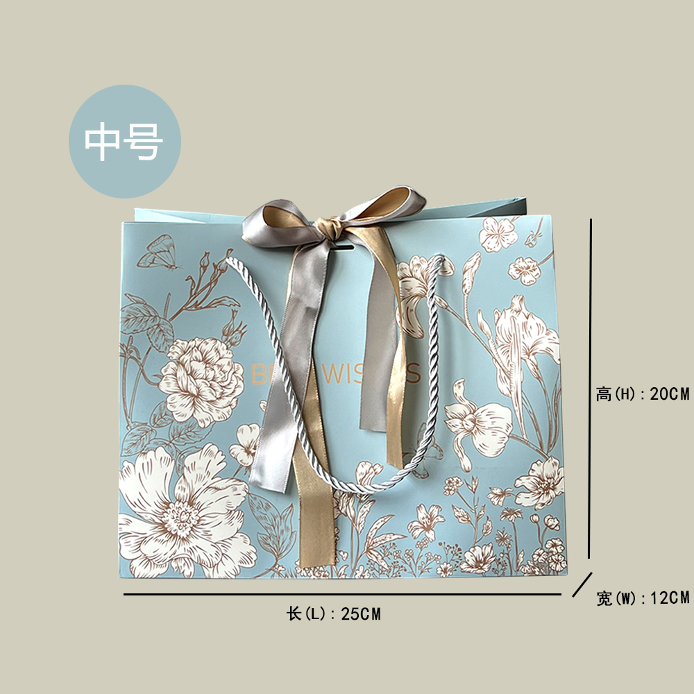 Bolsa de regalo de lujo ligera tienda de ropa bolsa bolsa de mano bolsa de compras bolsa de papel regalo bolsa de embalaje personalizada