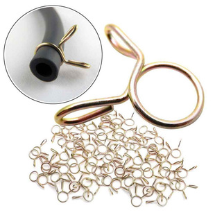 50/40/30/20/10Pcs 8mm Oil Hose Clamps Motorcycle Scooter Atv