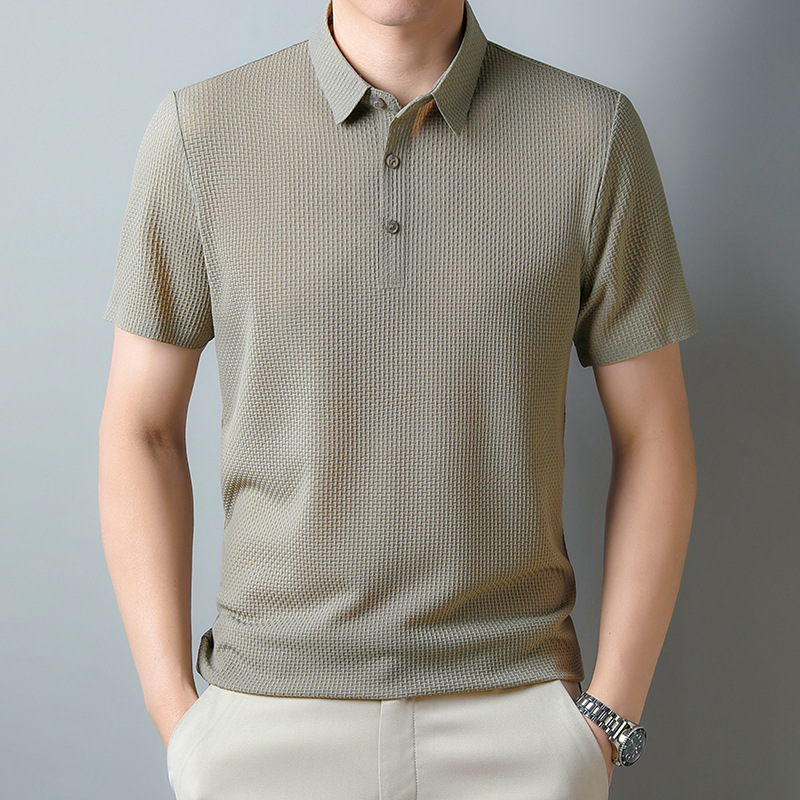 Casual solid color short sleeve T-shirt