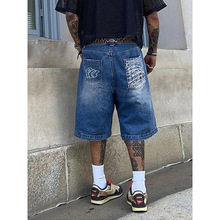 K 49377 Retro wide-leg denim shorts ��������ţ�ж̿�羳