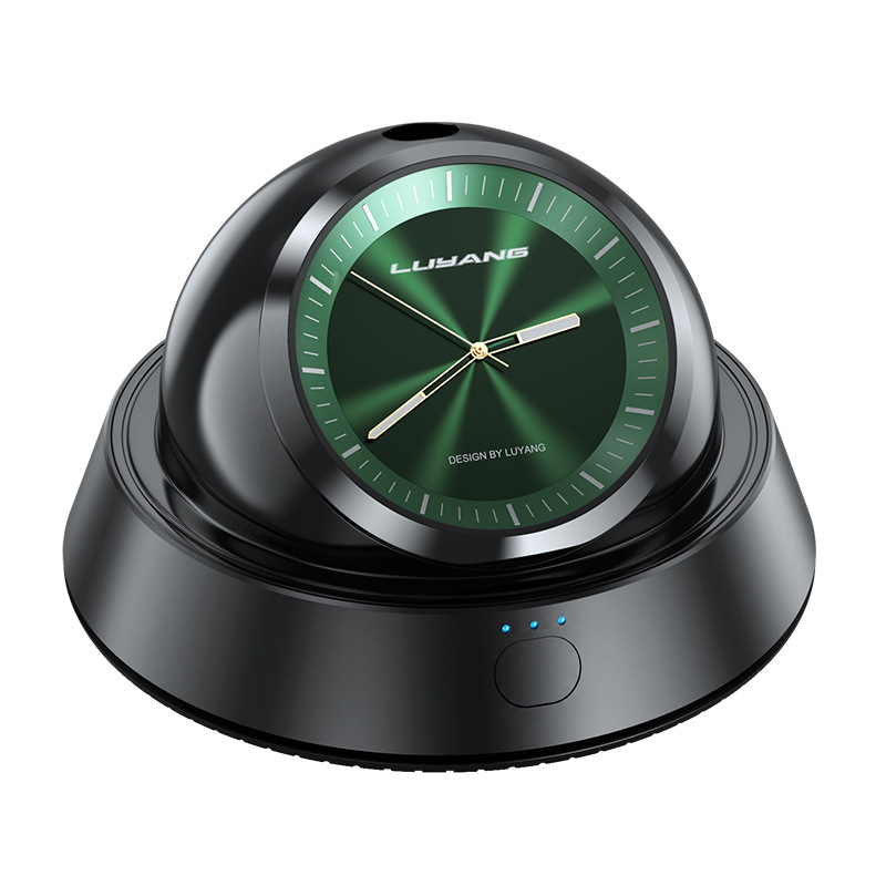 Smart Car Aromatherapy Car Ornaments Clock Spray Lasting Light Fragrance Air Freshener Essential Oil Diffuser Interior_voghion.com