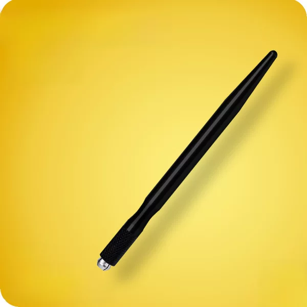 Factory Direct Sales Single-Head Cross-Shaped Waist-Tapered Tattoo Pen No. 18 Eyebrow Tattoo Pen Tattoo Manual Pen