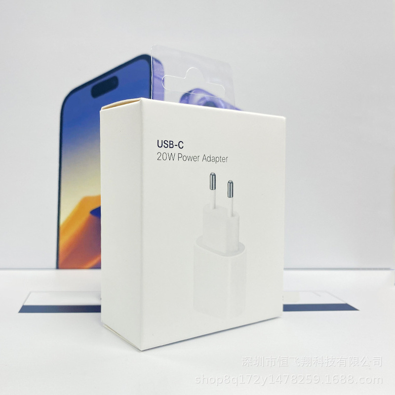 18W20 Watt PD charger European gauge for iPhone13 Apple-Type-C phone fast charging head with Carton