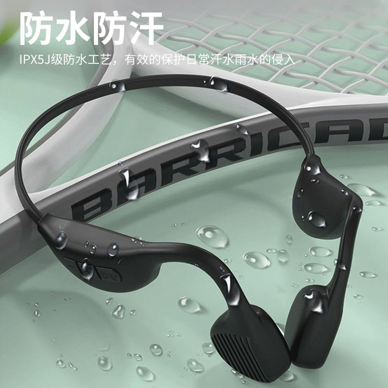 Bone sound conduction concept headphones...