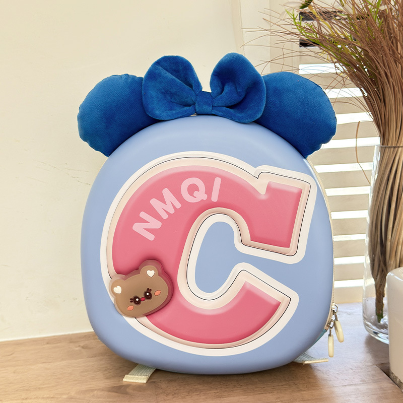 Jardín de infantes bolsas escolares dulces y lindas mochilas de arco para niños y niñas 2025 nueva bolsa de huevo para niños