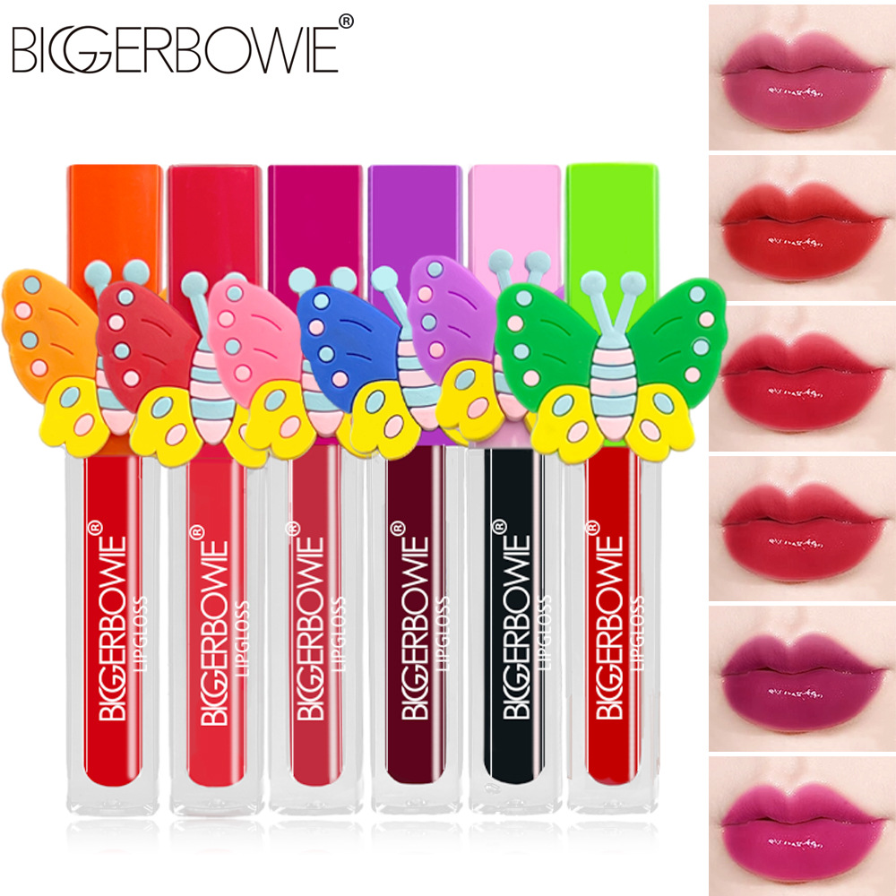 跨境专供6色染唇液唇釉染色液体口红唇蜜滋润哑光唇彩口红水批发