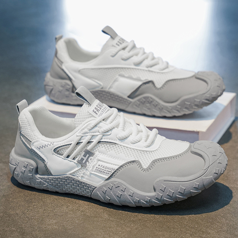 Men's Shoes, Summer Mesh Breathable Niche Design, Versatile Casual Sneakers, Men's Lightweight Sports Soft-Soled Casual Trendy Shoes