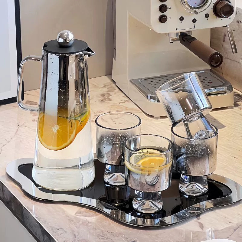 Набор чашек Comic Time, легкий, роскошный, элитный, для гостиной, для гостеприимства, чайная чашка, новинка 2024 года, набор чашек для новоселья