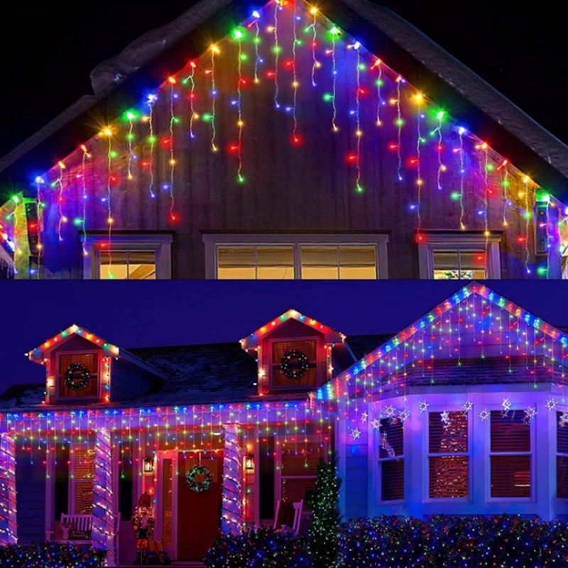 Supply of Cross-Border Led Solar Ice Strip Lights for Outdoor Rainproof Landscape Corridor Decoration Waterfall String Lights Supply of Cross-Border Led Solar Ice Strip Lights for Outdoor Rainproof Landscape Corridor Decoration Waterfall String Lights