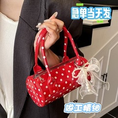 新款Dotty handbag手提包小拎包女高级波点小众枕头包单肩斜挎包