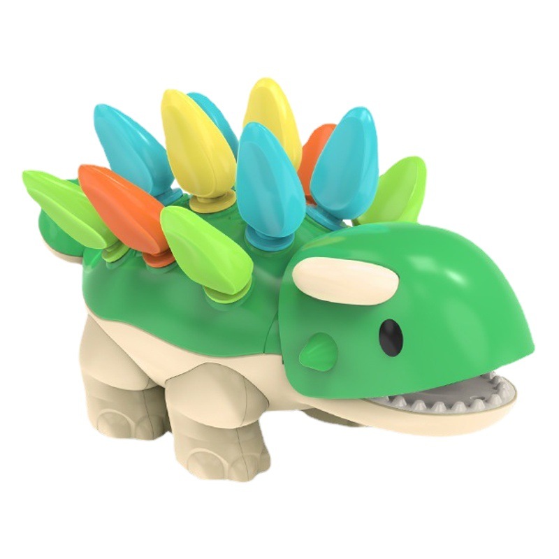 Rompecabezas transfronterizo dinosaurio erizo bebé juguete bebé sensorial Montessori educación temprana entrenamiento de concentración coordinación mano-ojo