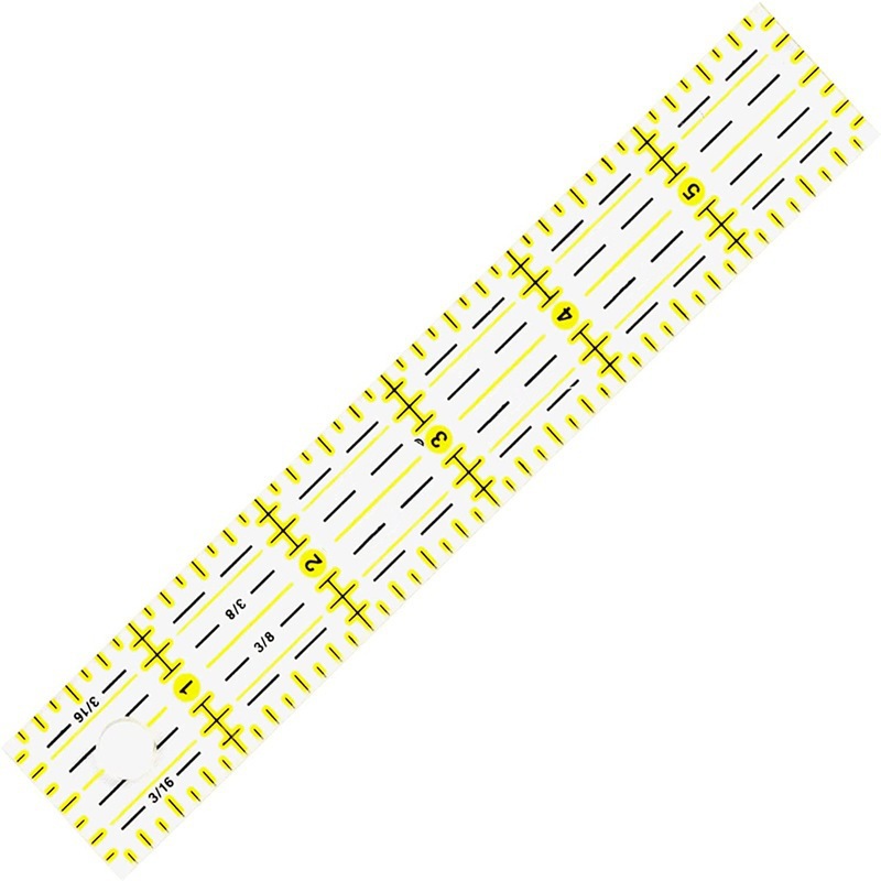 Nueva regla de mosaico de costura acrílica regla de mosaico cuadrado plantilla de costura herramienta de mosaico regla de plástico en stock