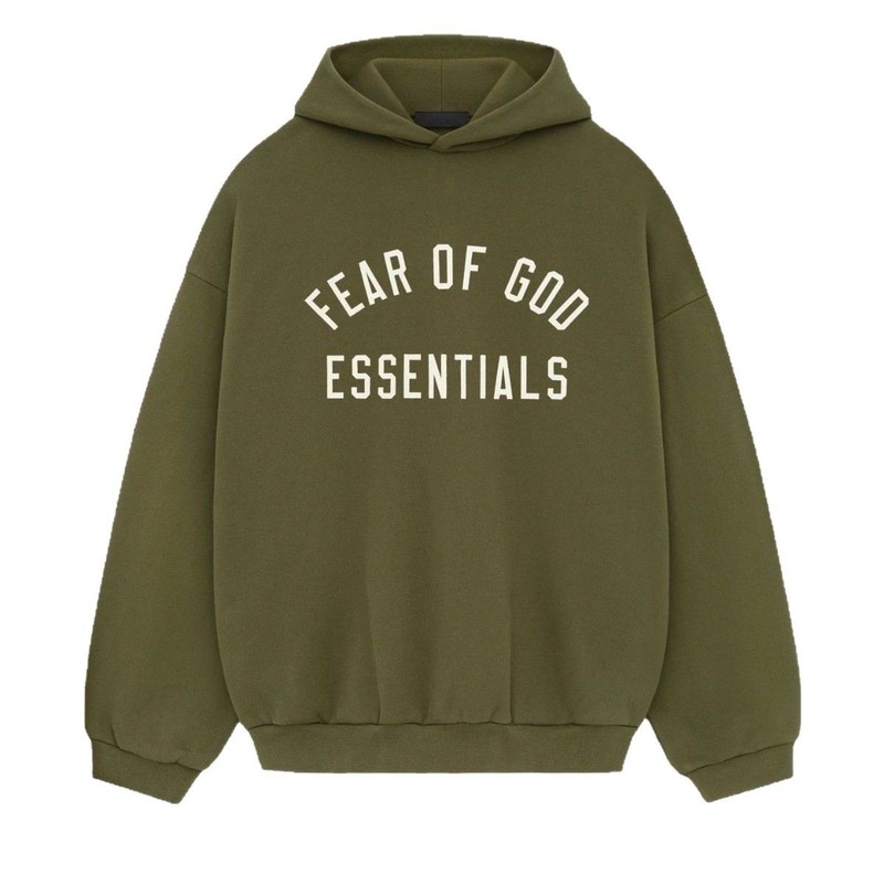 FOG FEAR OF GOD トレンディなベルベットのダブルレタープリントラウンドネックスウェットシャツカジュアルメンズとレディーススウェットシャツ|undefined