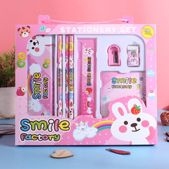 Creative stationery set gift box for children, primary school students, gift pack, student school supplies, prizes, event gifts, wholesale