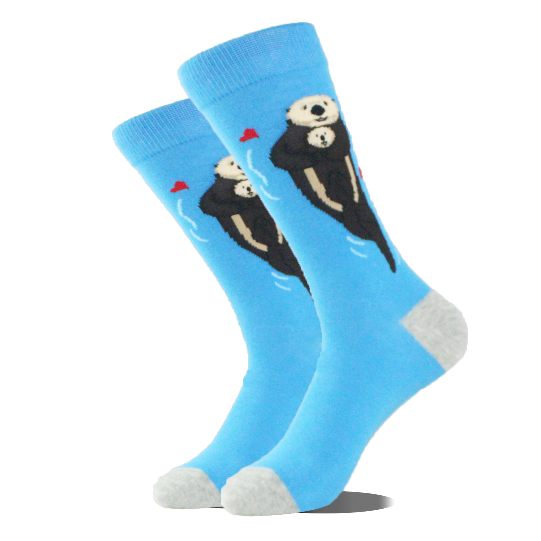 Comercio exterior calcetines de moda transfronterizos calcetines de algodón de media pantorrilla para hombres populares calcetines de moda de tema de serie de vida animal al por mayor