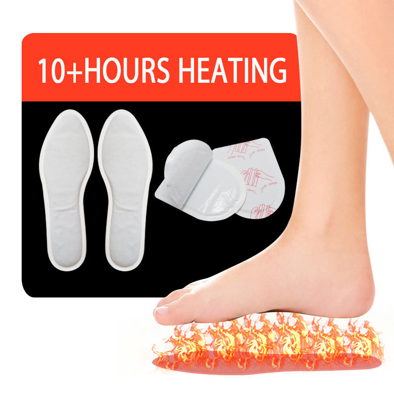 跨境自暖足贴一次性发热鞋垫暖脚贴防寒可行走暖宝宝加热鞋底定制