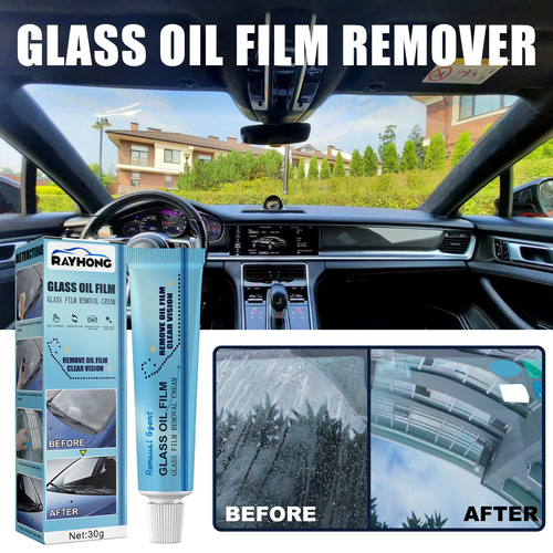 Rayhong 玻璃油膜去除剂 去污净防雨汽车前挡风玻璃车窗去除油膜