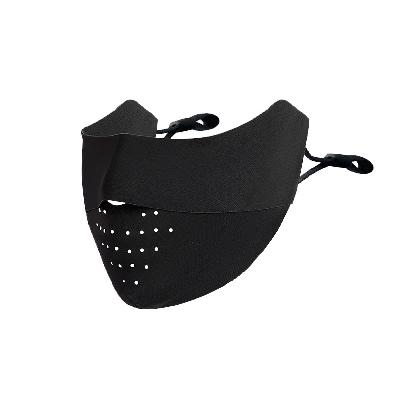 Verano delgado esquina de protección de ojos transpirable sin marcas máscara de seda de hielo 3D máscara de protección solar UV