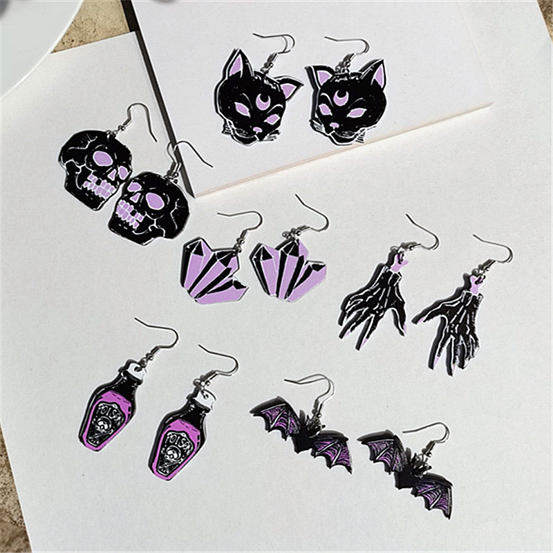 Daily Occasion 1 Pair Novelty Arylic Drop Earrings