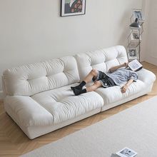 云朵网红沙发极简科技布新款沙发简约现代家用小户型奶油风时尚的