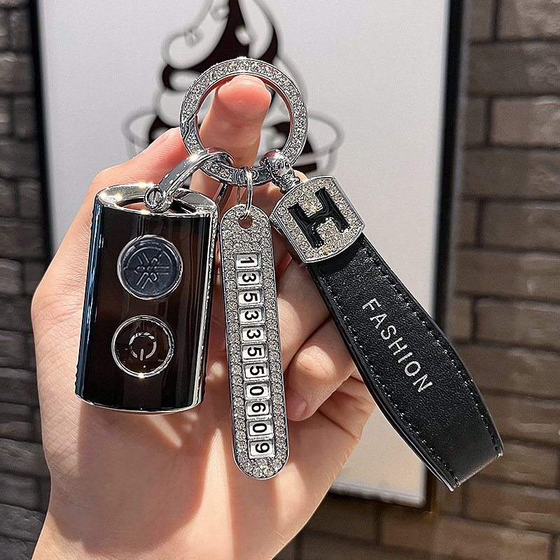 Aplicable a YAMAHA y ha XMAX300 modificado inteligente control remoto clave funda protectora clave Shell hebilla clave