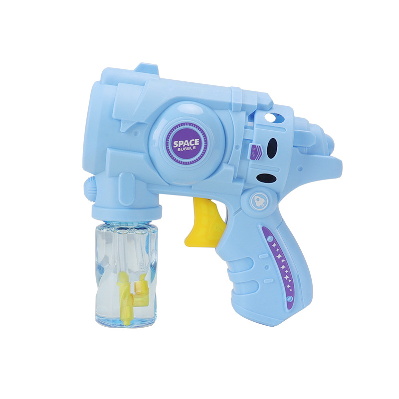 Internet Celebrity Cartoon Children's Manual Space Gun Machine Street Toy Handheld Bubble Blower Manufacturer_voghion.com