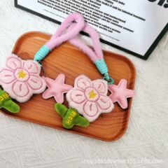 創意的に桃の花のぬいぐるみを募集します。