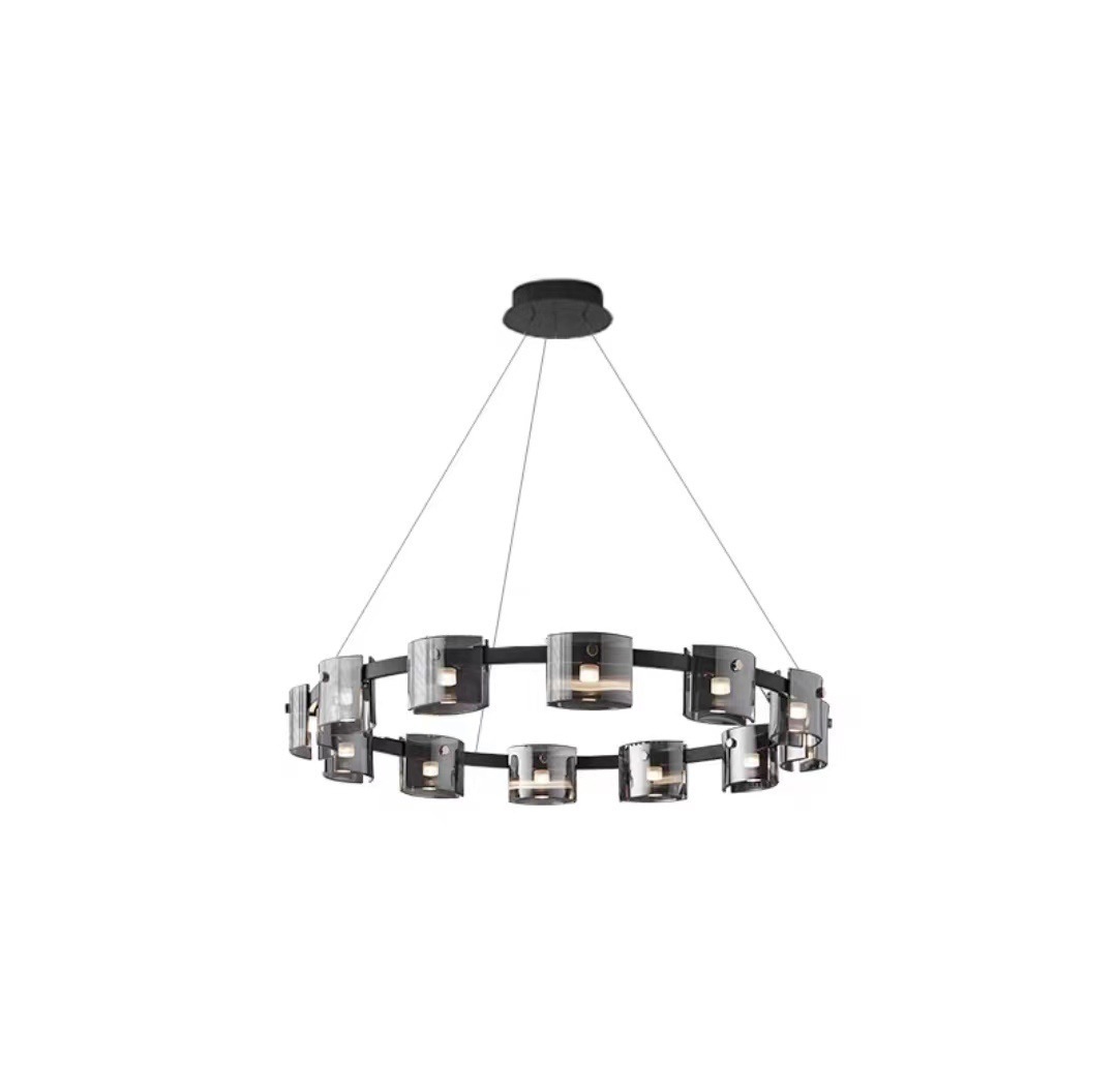 Italiano minimalista barra de vidrio largo lámpara de comedor de diseño moderno y minimalista barra de diseño nórdico lámpara de sala de estar creativa