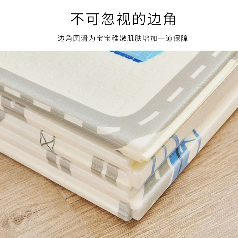 Pad de doble cara para bebés y niños pequeños. Pad de juego plegable. Pad de trepa para niños. Pad de trepa grueso se puede especificar en varios tamaños.