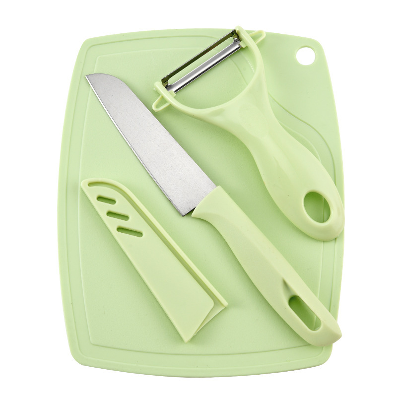 Cuchillo de frutas cocina doméstica mini cuchillo de peeling de fruta de cuatro piezas para engrosar el conjunto de herramientas domésticas de alimentos suplementarios dormitorio