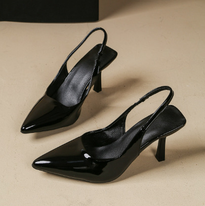 Pointed-toe Stiletto High-heeled For Outdoor Wear, European And American 2026 Summer New Fashion Versatile Women's Shoes_vogvips.com