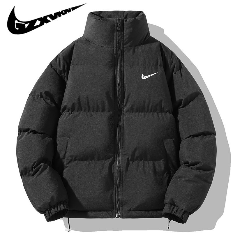 Hombres 2023 otoño e invierno nuevo abrigo de algodón acolchado abrigo de pan engrosado de la pareja deportiva de los hombres abrigo casual suelto a juego para mujeres