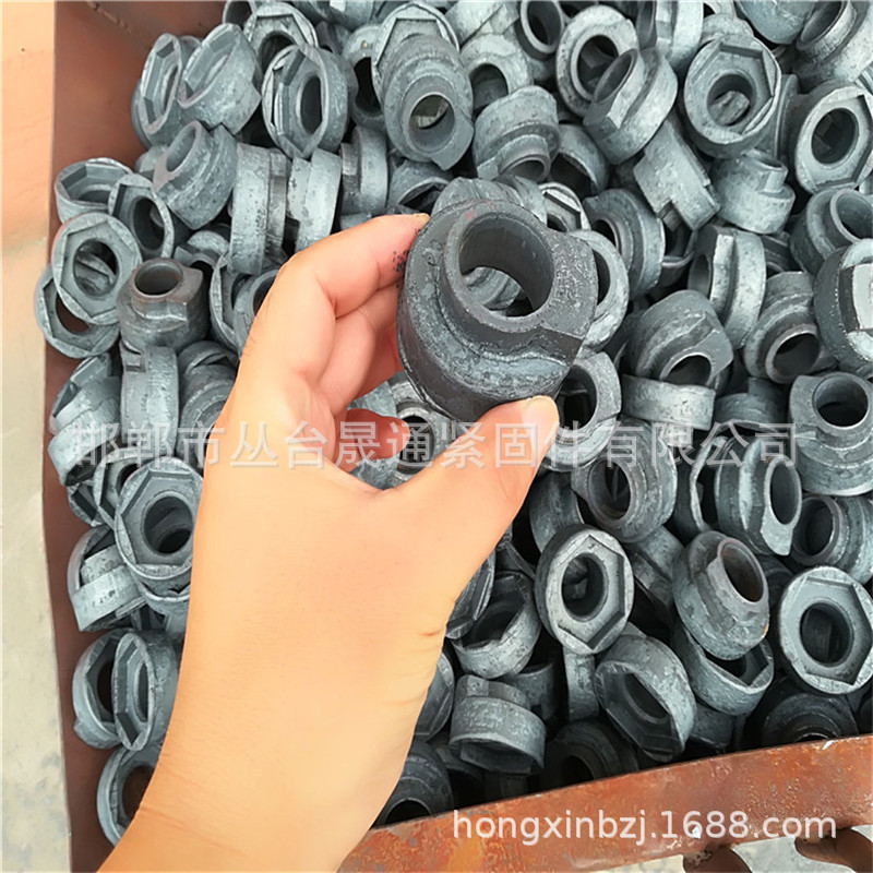 河北板式换热器用紧固全螺纹螺杆台阶圈 加厚螺母制动垫 紧固件