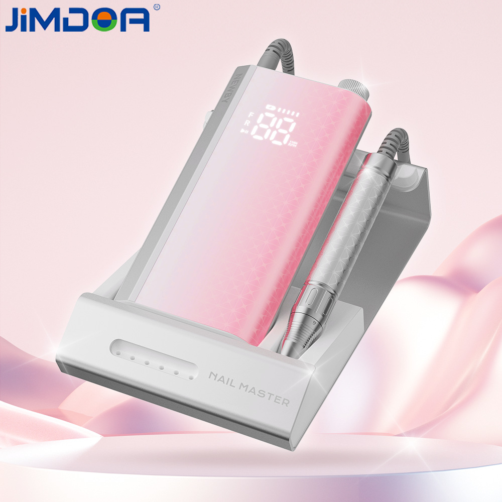 JIMDOA Cross-Border nuevo tipo de almacenamiento eléctrico amolador de uñas sin escobillas, cuerpo de aleación de aluminio especial para la tienda de uñas