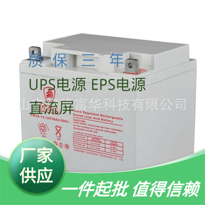 金武士12V38AH铅酸免维护密封电池金武士PW38-12安防监控用蓄电池