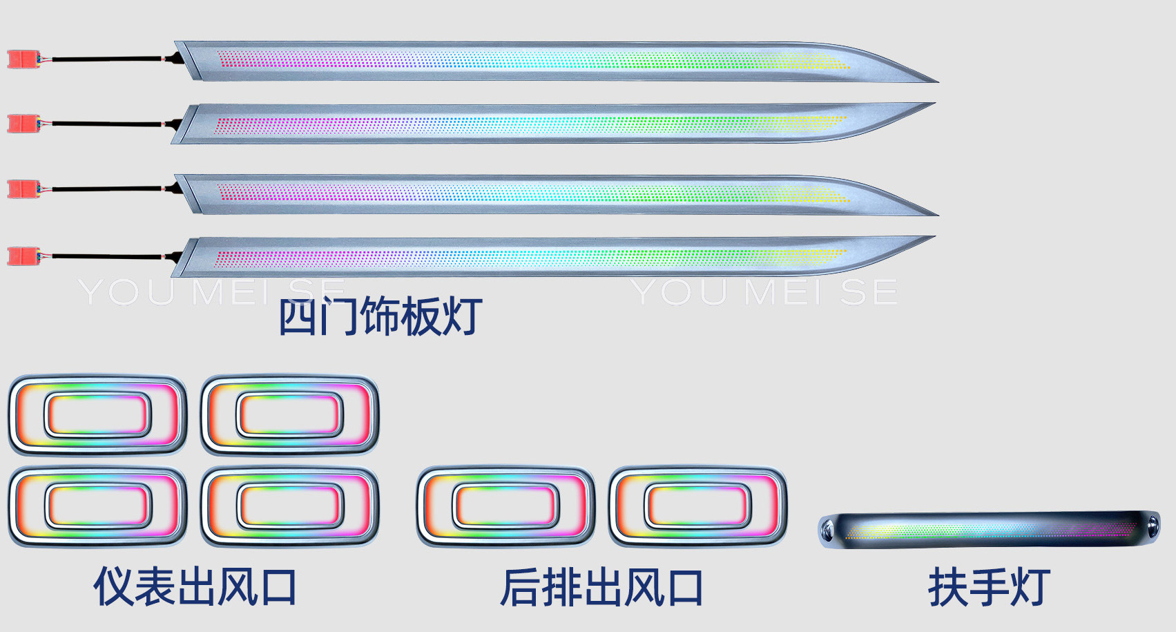 Car Ambient Lighting Is Suitable for Haval Dargo 2021-2024