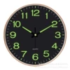Luminous black background gold frame
