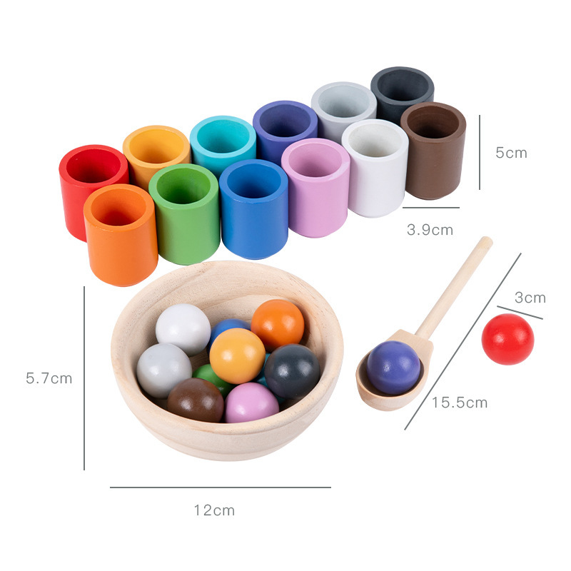 Wooden cognitive smart toy Montessori