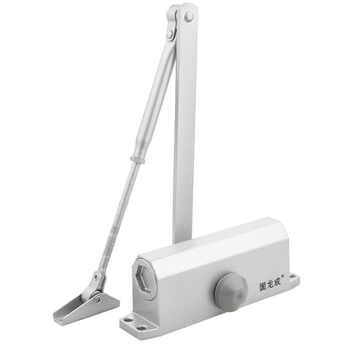 Sliding door automatic door closer hydraulic buffer household door closer push fire door device outdoor iron door positioning