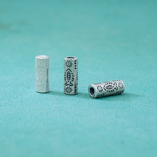 S925�y ���f�L��݆����С�~ֱ�ܸ���ɢ��Ͱ��diy�Ʒ������l